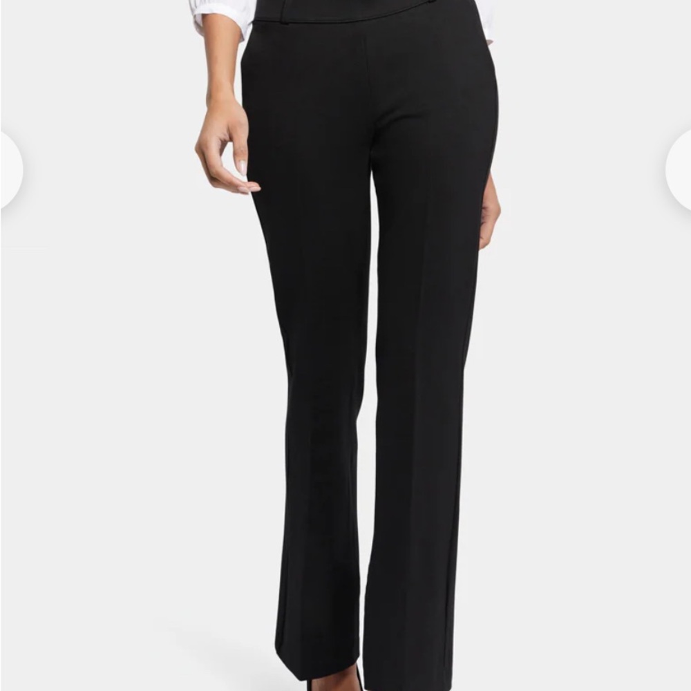 NYDJ Sculpt Her Lift X Tuck Technology Black Womens Pull-on Career Trouser Pants
